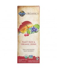 Organics Plant Iron and Herbs Cranberry-Lime - 240ml.